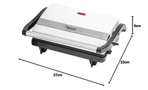 Gratar electric Bestron APM123W 700W antiaderent alb - Img 6