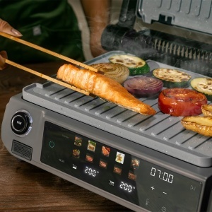 Gratar electric Cecotec RocknGrill 2000 Smash 2000W suprafata 30x21cm - Img 7