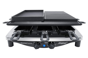 Gratar electric Steba RC 4 Plus Deluxe 1500W InoxNegru Raclette si piatra naturala - Img 8