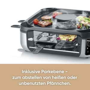 Gratar Raclette Severin RG 2350 Negru 1900W Filtru Integrat Fara Fum - Img 8