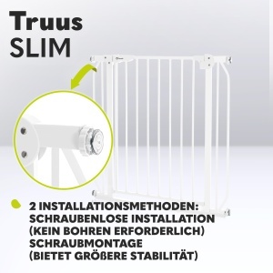 Gratier de siguranta Lionelo Truus Slim, 75-105 cm, instalare fara gaurire - Img 3