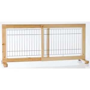 Gratier pentru caini TRIXIE din lemn de pin, ajustabil 65-108 cm, culoare maro
