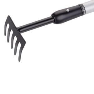 Grebla de gradina BLACKDECKER 5 Zinci Lungime reglabila 66-100 cm PortocaliuNegru - Img 8