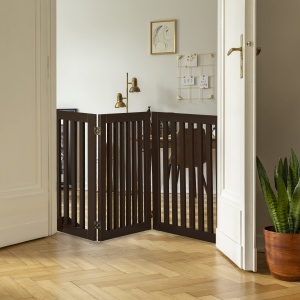 Grilaj de Protectie Relaxdays, 70 x 206 cm, Flexibil, Maro - Img 2