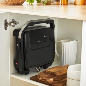 Grill contact si Panini Tefal Inicio Classic GC271810, 2000 W, design compact, inox - Img 5
