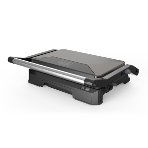 Grill electric BlackDecker BXGR1001E, 1000W, 180 deschidere, antiaderent