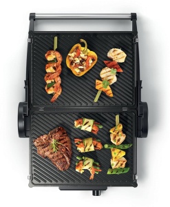 Grill Electric Bosch TCG4104, 2000 W, 3-in-1, Compact, Rosu - Img 9