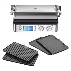 Grill Electric Braun MultiGrill 9 CG9043, 2000W, 3-in-1, Suprafata Mare