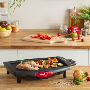 Grill electric Moulinex CB560811, 1800W, compact, negrurosu - Img 4