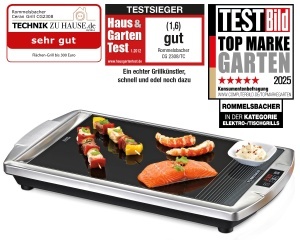 Grill electric Rommelsbacher CG 2308TC 280degC Touch Control LED - Img 3