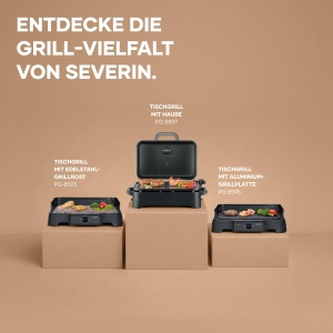 Grill electric Severin PG 8597, 2300W, 45x30cm, negru - Img 8