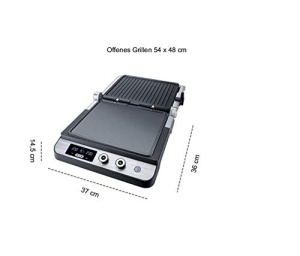 Grill electric Steba FG 120, 230C, 27x24 cm, inox - Img 3