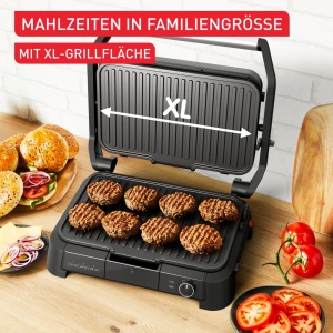 Grill electric Tefal SuperGrill 3in1, 2200 W, suprafata 800 cm, negrusilver - Img 4