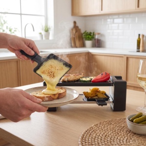 Grill Mini Raclette Tristar RA-2751, 400 W, pentru 2 persoane, compact - Img 6
