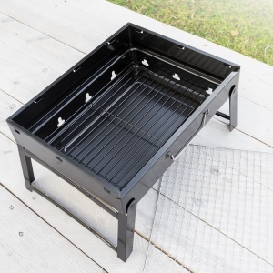 Grill portabil InnovaGoods, usor de transportat, compact, negru - Img 2