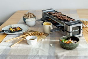 Grill Raclette Steba RC 140 cu 4 Tavi Antiaderente, 38.5 cm - Img 2