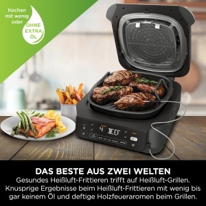 Grill si Friteuza Ninja 5-in-1 EG351EU 57L Termometru Digital NegruArgintiu - Img 3