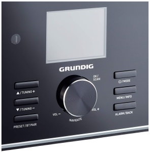 GRUNDIG DTR 6000 X Radio Internet DAB radio FM sistem de difuzoare stereo 21 Spotify Connect Bluetooth functie ceas cu alarma incl telecomanda afisaj  - Img 3