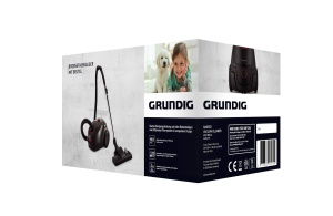 Grundig, VCC 3850 A Aspirator cu sac, 800W, 2.1 L, Negru/Rosu - Img 6