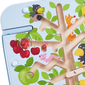 HABA Magnetic Game Orchard - Labirint cu pix si bile magnetice, favorizeaza numararea si potrivirea culorilor, jucarii din lemn de la 2 ani - 1306083001 - Img 6