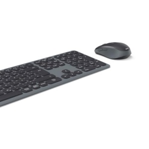 Hama Keyboard Mouse Set, wireless (Multi-Device 2.4GHz prin receptor USB + 2x Bluetooth pentru PC, laptop, tableta, raza de actiune de 10 m, aspect QWERTZ german, fara zgomot de clic, functioneaza cu baterie) negru - Img 19