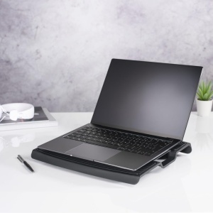 Hama Laptop Stand 156 inch Negru Ventilator cu LED Albastru Racire USB - Img 2
