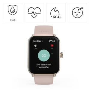 Hama Smartwatch 6010 165 Touch GPS 100 Sporturi Rose - Img 2