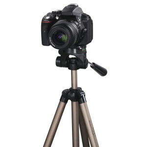 Hama Trepied usor entry-level cu cap cu 3 cai, Star 75 125-3D, sampanie - Img 2