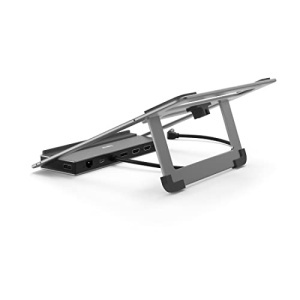 Hama USB-C Hub Docking Station 12in1 Laptop Stand Gri Aluminiu - Img 14