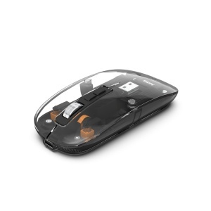 Hama WM-600 Mouse Wireless Transparent Multi Device Bluetooth si RF - Img 9