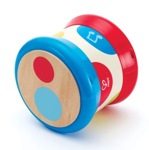 Hape Baby Drum | Jucarie muzicala rulanta pentru copii mici pentru a invata ritm si sunete diferite, functioneaza cu baterii, de la 6 luni - Img 6