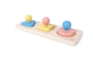 Hape Montessori Mirror Puzzle, Jucarie pentru bebelusi