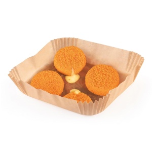 Hartie de copt GOURMETmaxx pentru friteuze cu aer cald, 5-8 litri, 100 bucati - Img 2