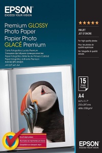 Hartie foto lucioasa Epson C13S042155 A4 255gm2 15 foi