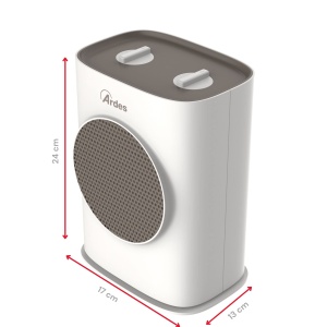 Heizlufer Ceramic ARDES AR4P03, 1500W, oscilant, portabil - Img 3