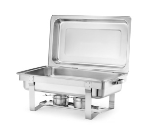 Hendi Chafing Dish Fiora GN 11 9L Inox cu 2 suporturi pentru pasta combustibil - Img 4
