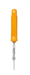 HENDI Pizzaschneider Heavy-Duty Pizzaroller Lama din Otel Inoxidabil Maner Polipropilena Orange - Img 2