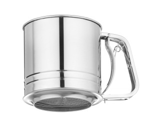 HENDI Sita pentru faina 550g din otel inoxidabil cu maner ergonomic si mecanism cu arc - Img 3