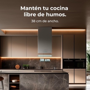 Hota insulara Cecotec Bolero Flux ICT 388000 38 cm 800 m3h LED Clasa A - Img 3