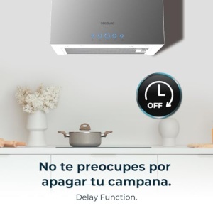 Hota insulara Cecotec Bolero Flux ICT 388000 38 cm 800 m3h LED Clasa A - Img 13