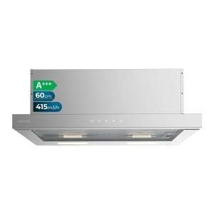 Hota telescopica Cecotec Bolero Flux TLT 604000, 60 cm, inox, A, 415 mh