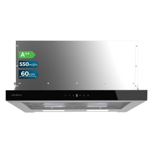 Hota telescopica Cecotec Flux TLT 605500, 60 cm, 70W, negru