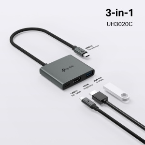 Hub USB-C TP-Link UH3020C, 4K 60Hz HDMI, 100W Power Delivery - Img 2