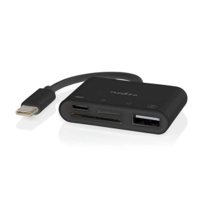 Hub USB Nedis 1x USB-C si 1x USB A, 4-Port, USB 2.0, viteza 480 Mbits