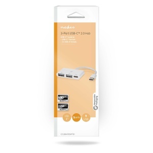 Hub USB Nedis cu 3 Porturi, 1 x USB-C, 2 x USB 2.0, Alimentare prin USB - Img 4