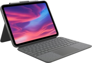 Husa cu tastatura Logitech Combo Touch pentru iPad (10. Gen) - Tastatura iluminata, design flexibil