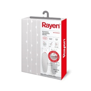 Husa de calcat Rayen, 122x44 cm, 3 straturi, aluminiu si bumbac
