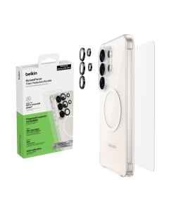 Husa de protectie Belkin ScreenForce Titan pentru Samsung Galaxy S26 Ultra, 3 in 1, cu protectie anti-reflexie