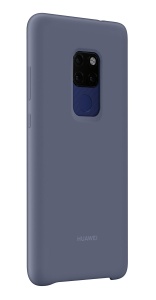 Husa din silicon Huawei 51992617 pentru Mate 20, albastra - Img 4