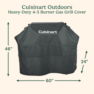 Husa pentru Gratar Cuisinart CGWM-040, 4-5 Brenner, 152 cm, Negru - Img 2